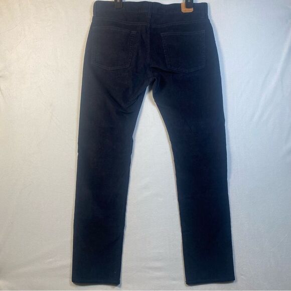 J. Crew New With Tags Style 484 Stretch Corduroy Pants Dark Blue Size 32 - Picture 2 of 12